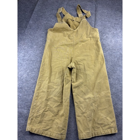 ZARA Wide Leg Cropped Utility Overalls Urban Y2K Streetwear Trendy Women M SEE - Picture 8 of 11
